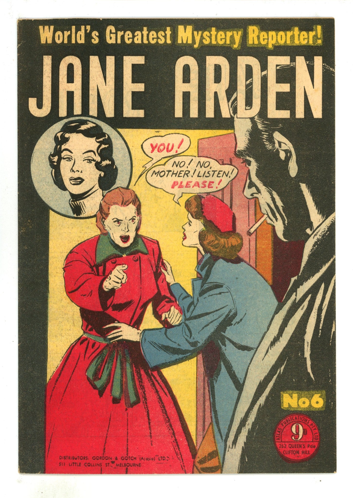 Jane Arden 6 VF (8.0) (1955) 