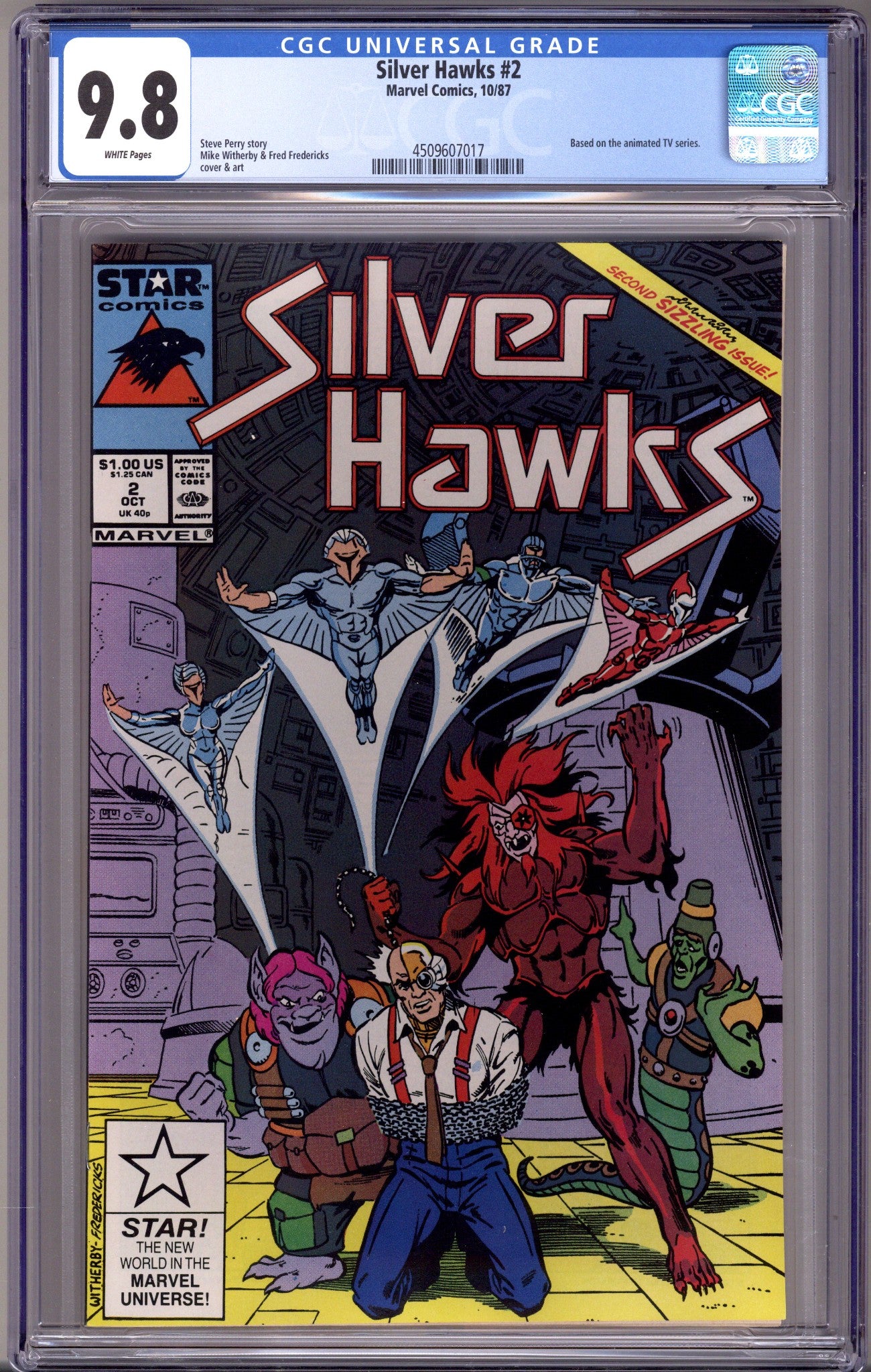 Silverhawks 2 CGC 9.8 (NM/M) (1987) 
