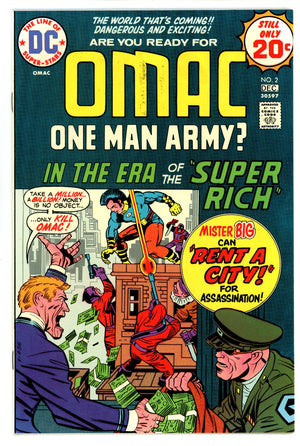 OMAC Vol 1 2 NM (9.4) (1974)