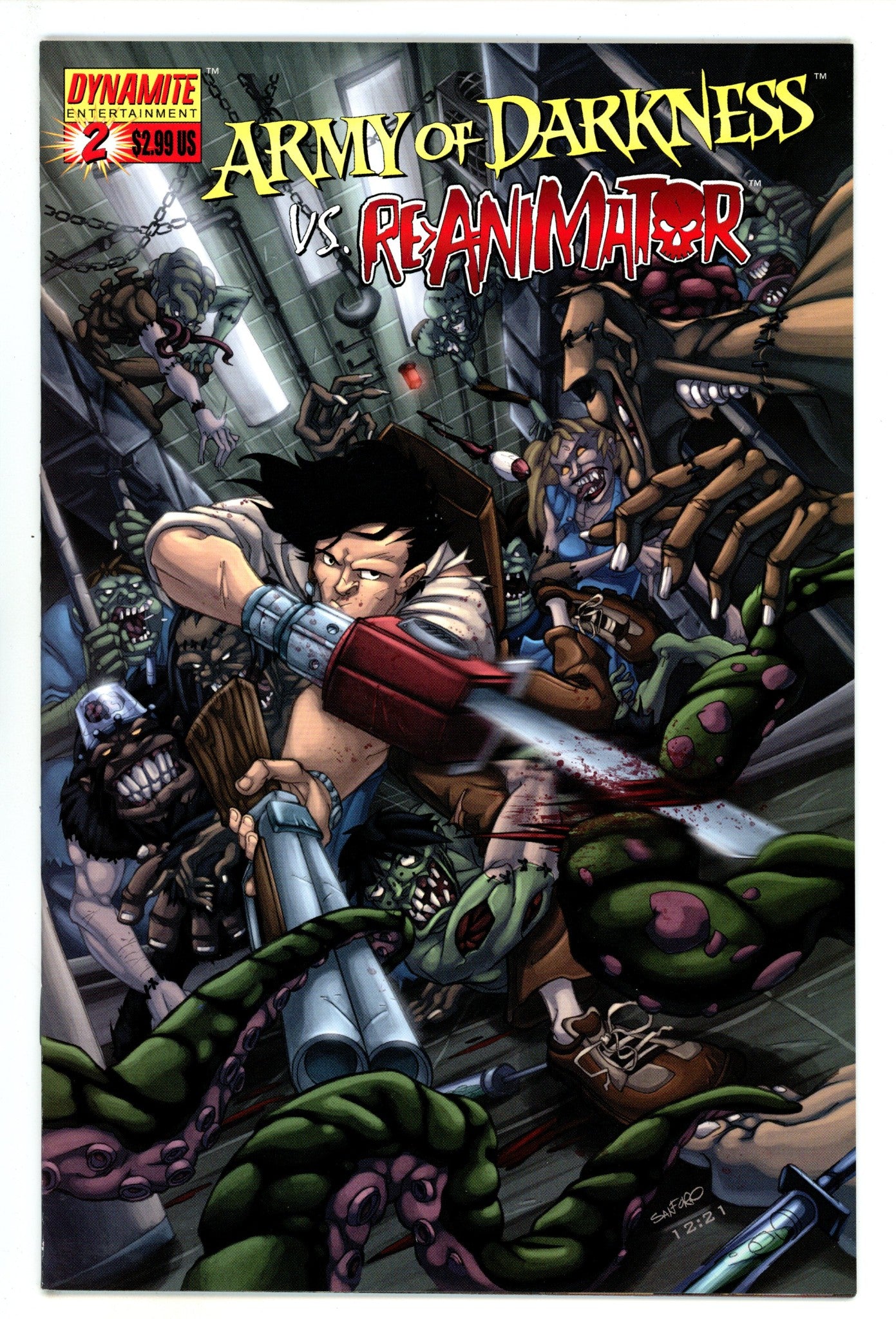 Army of Darkness vs. Re-Animator 2 High Grade (2005) Greene Variant 