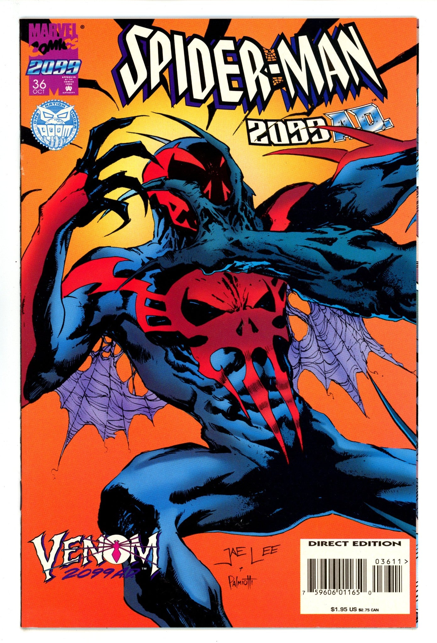 Spider-Man 2099 Vol 1 36 NM- (9.2) (1995) 
