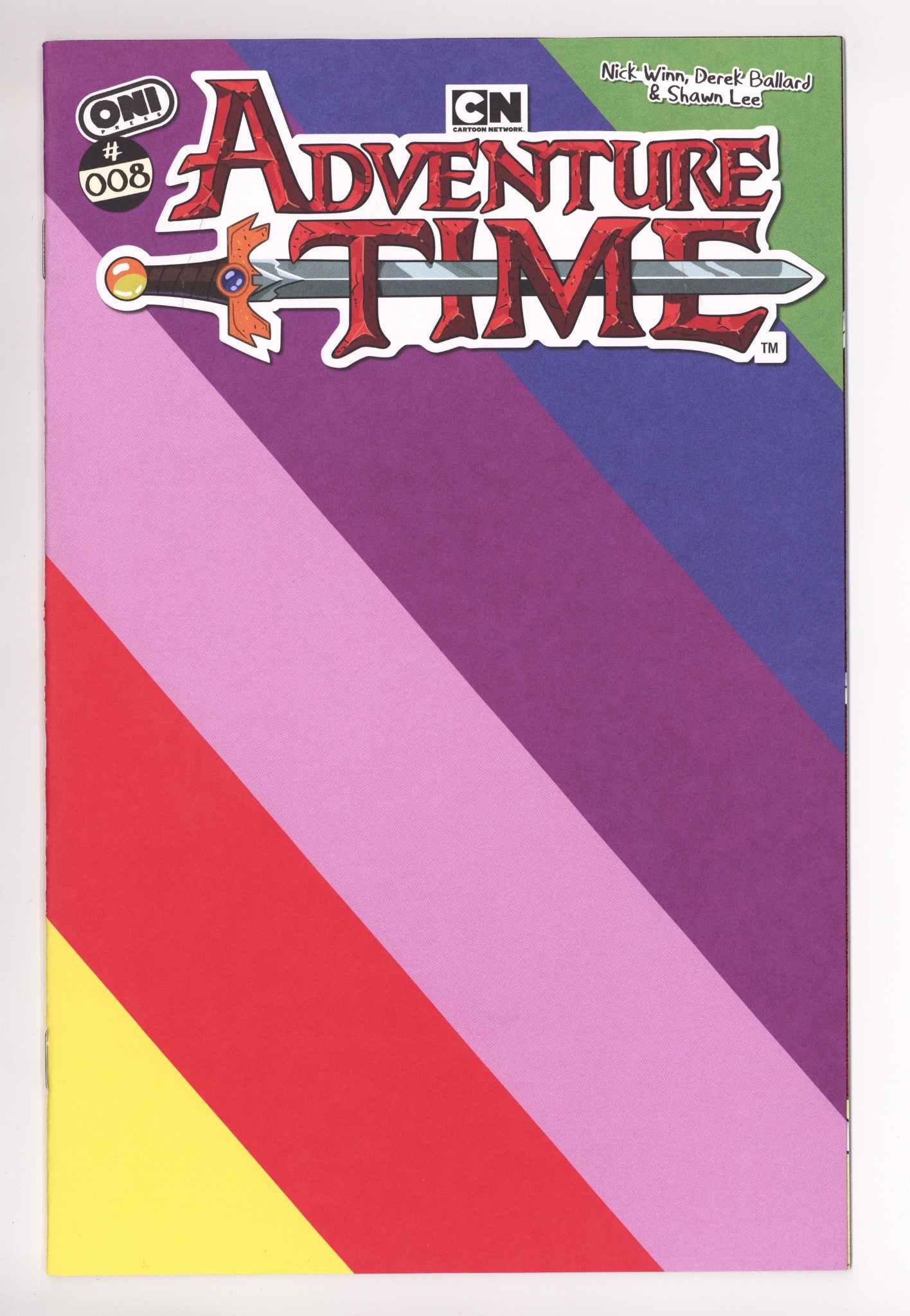 Adventure Time 8 Rainbow Blank Variant (2025)