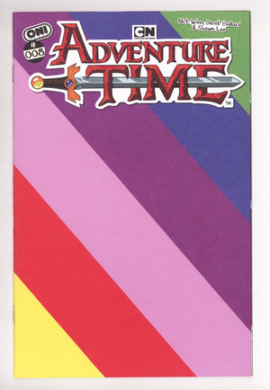 Adventure Time 8 Rainbow Blank Variant (2025)