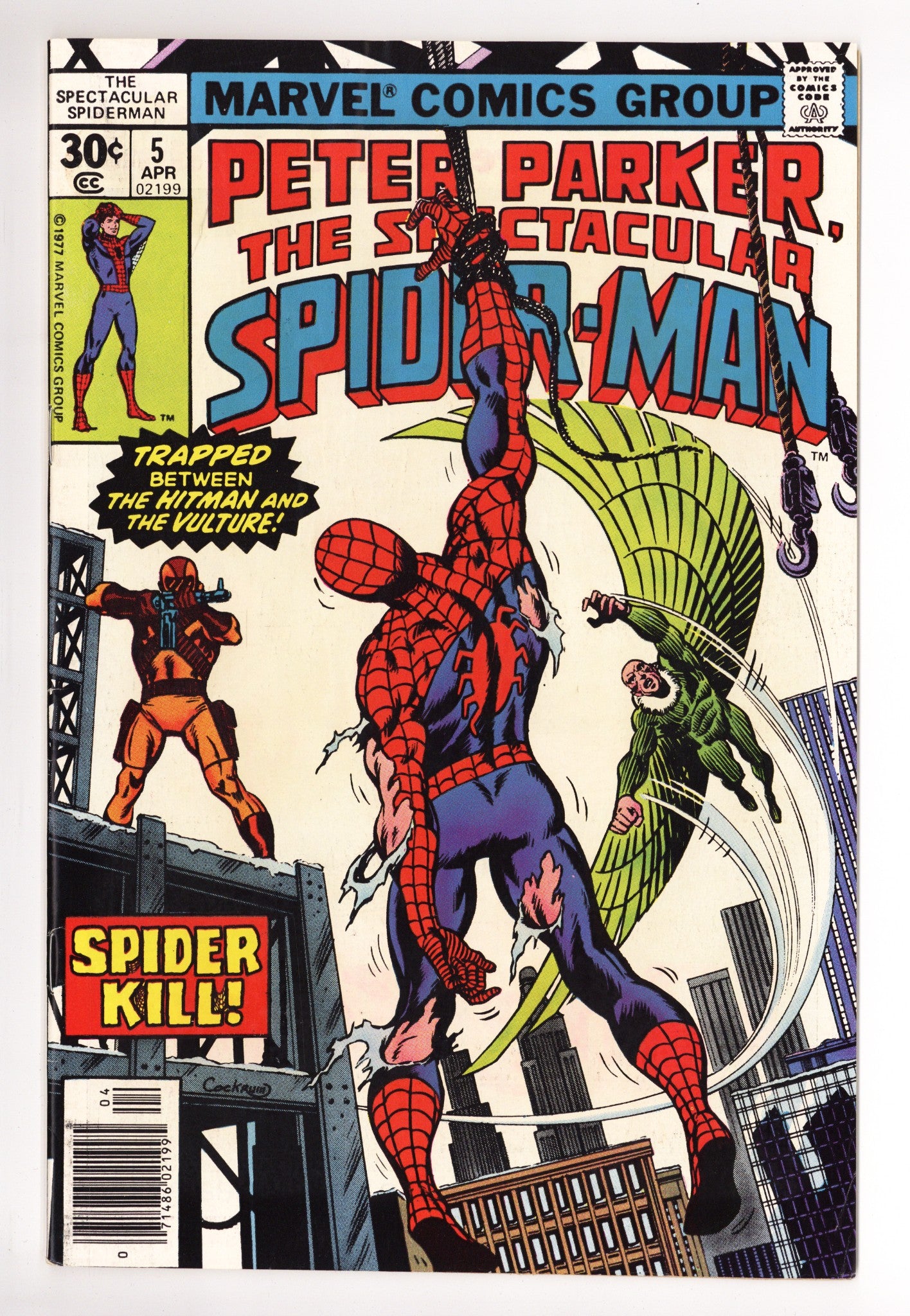 The Spectacular Spider-Man Vol 1 5 Low Grade (1977) 