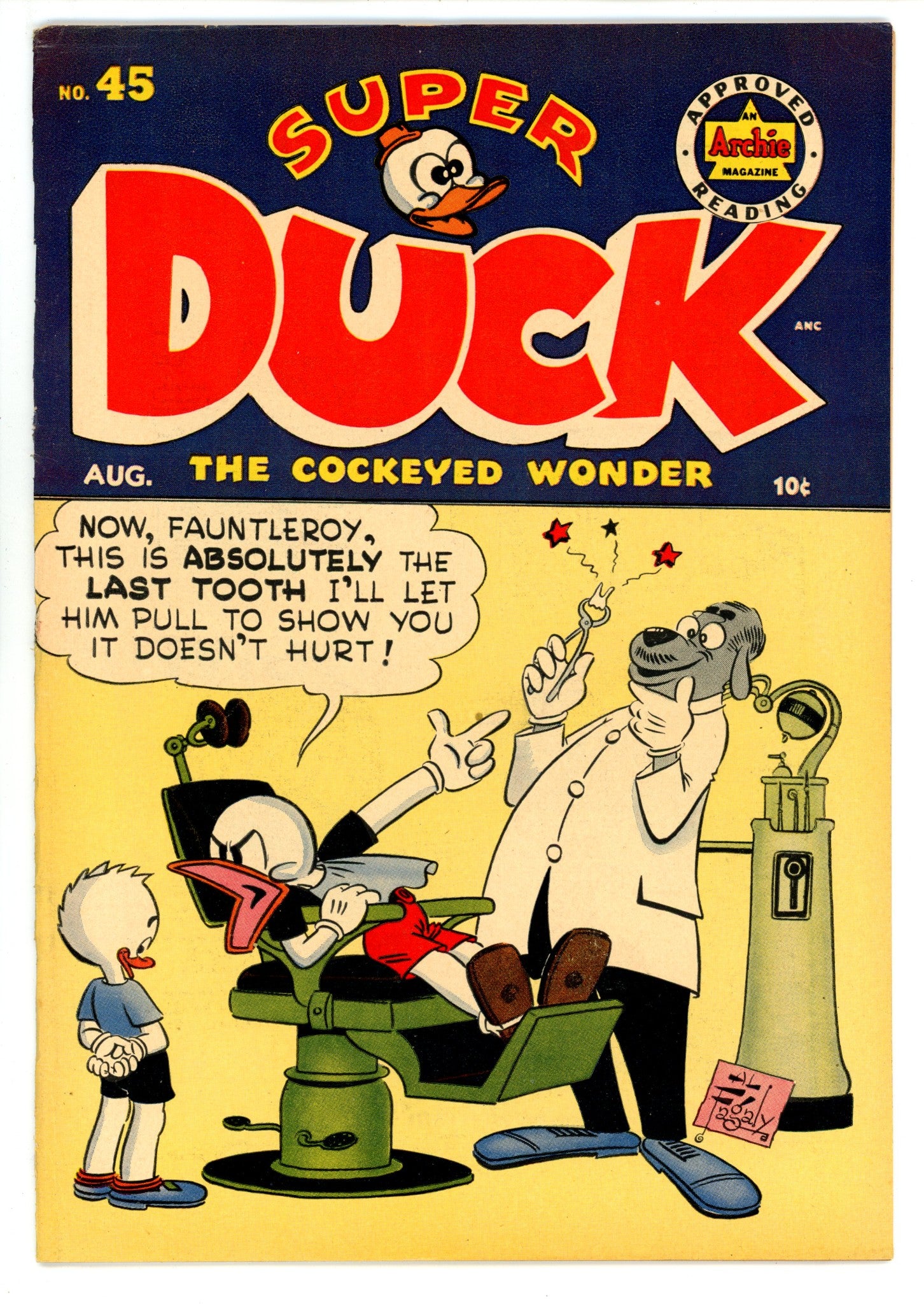 Super Duck Comics 45 FN/VF (7.0) (1952) 