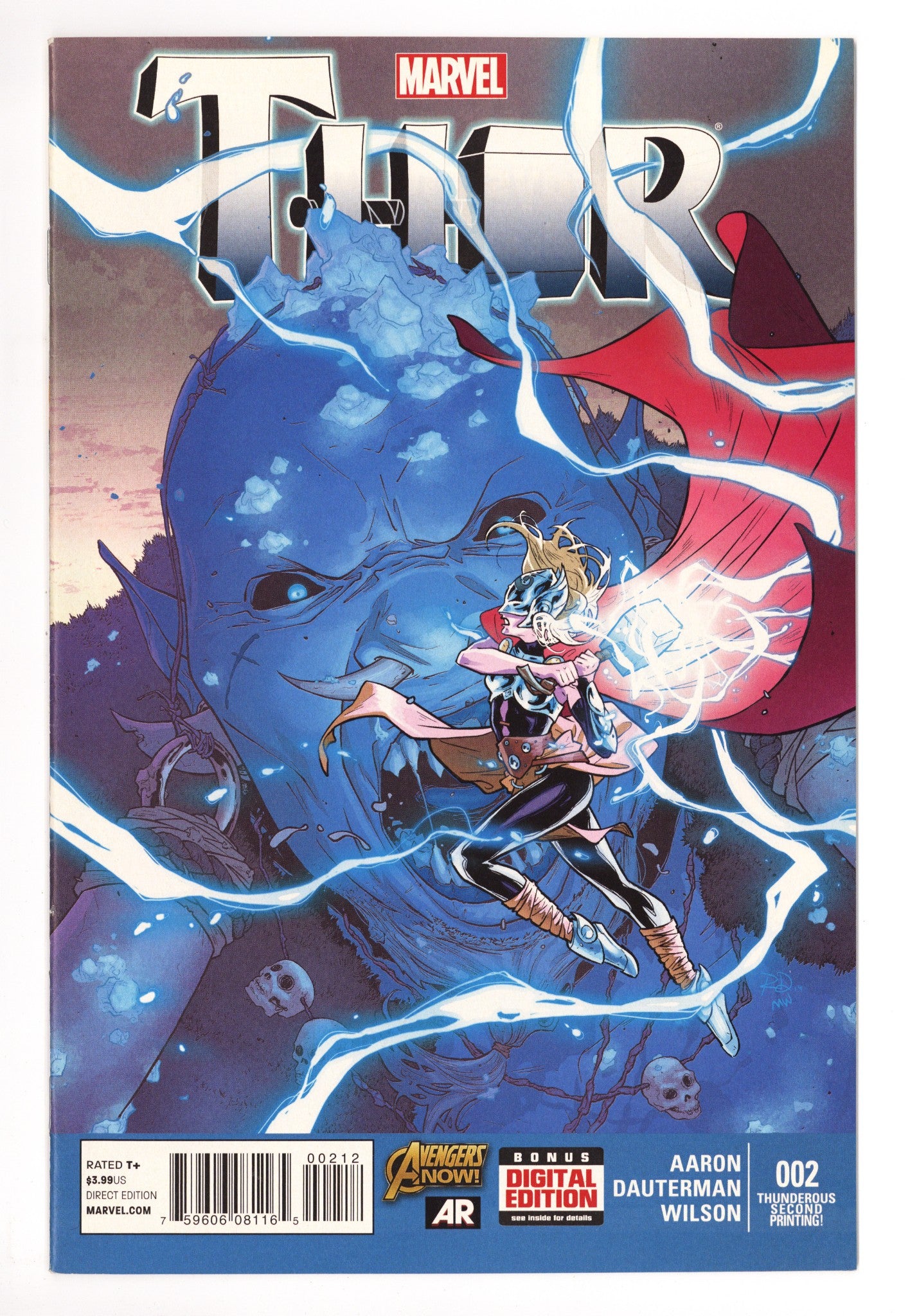 Thor Vol 4 2  VF+ (8.5)   (2015)     2nd Print  