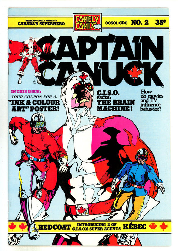 Captain Canuck Vol 1 2 VF/NM (9.0) (1975)