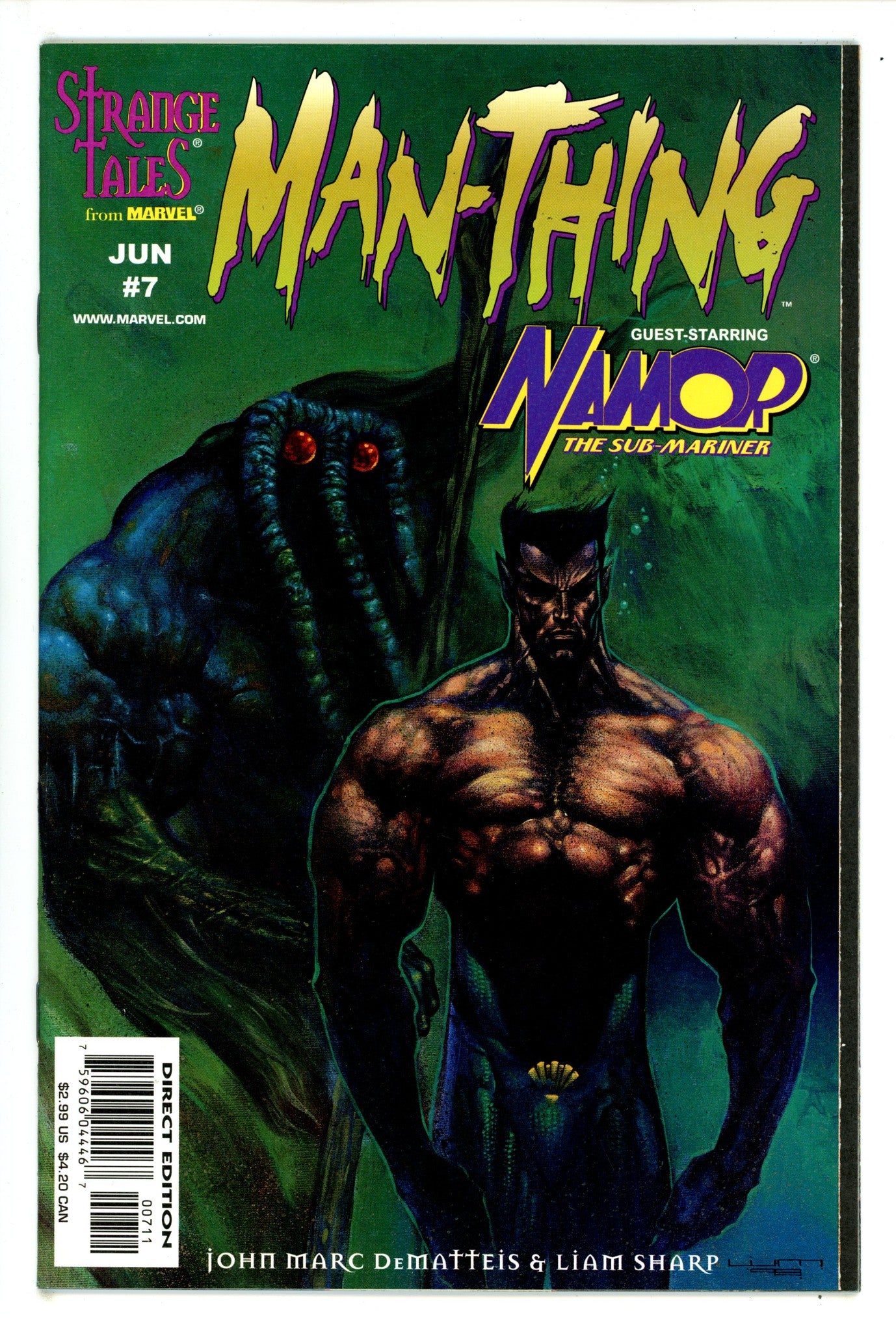 Man-Thing Vol 3 7 High Grade (1998)