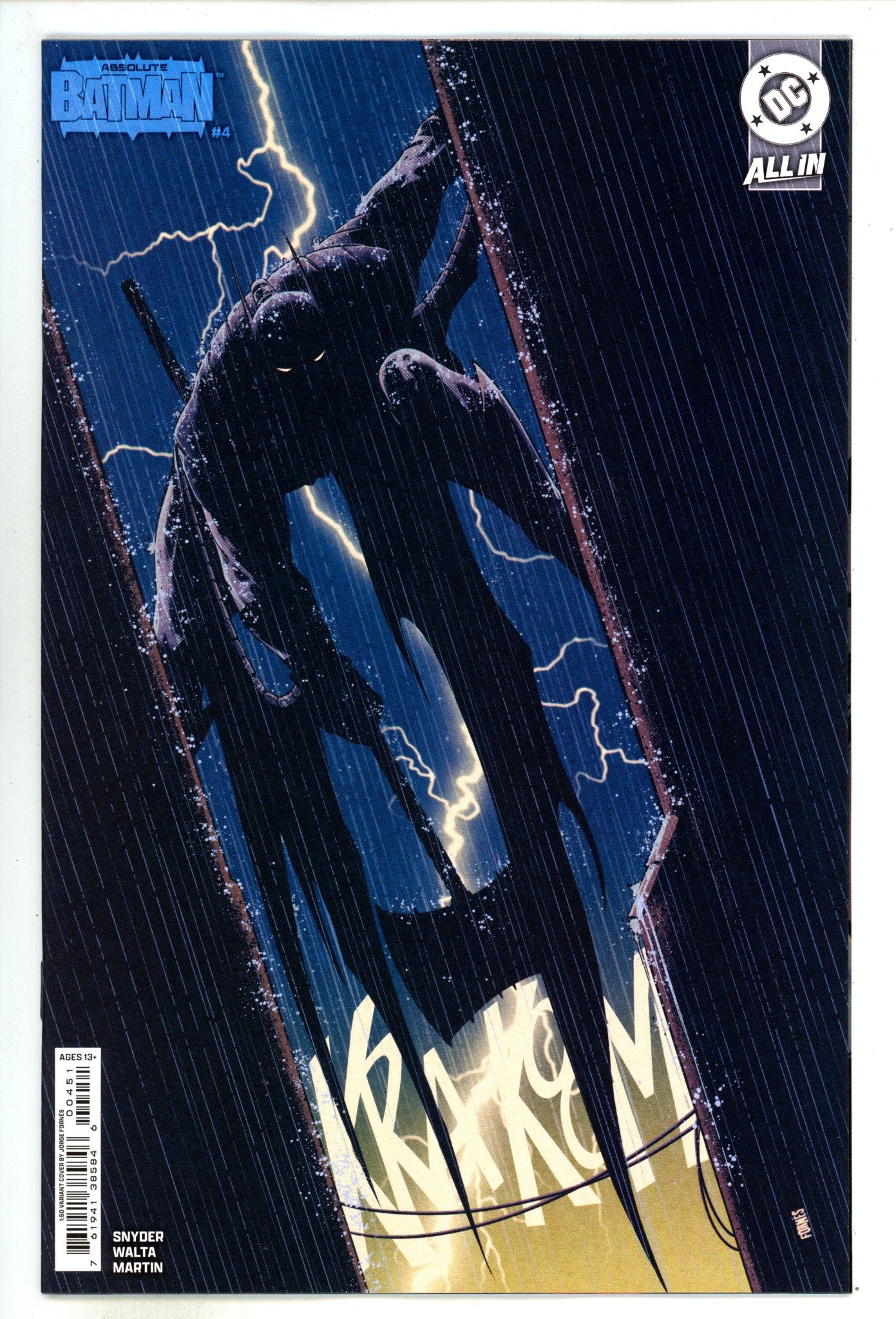 Absolute Batman 4 Forn√©s Incentive Variant NM- (2025)