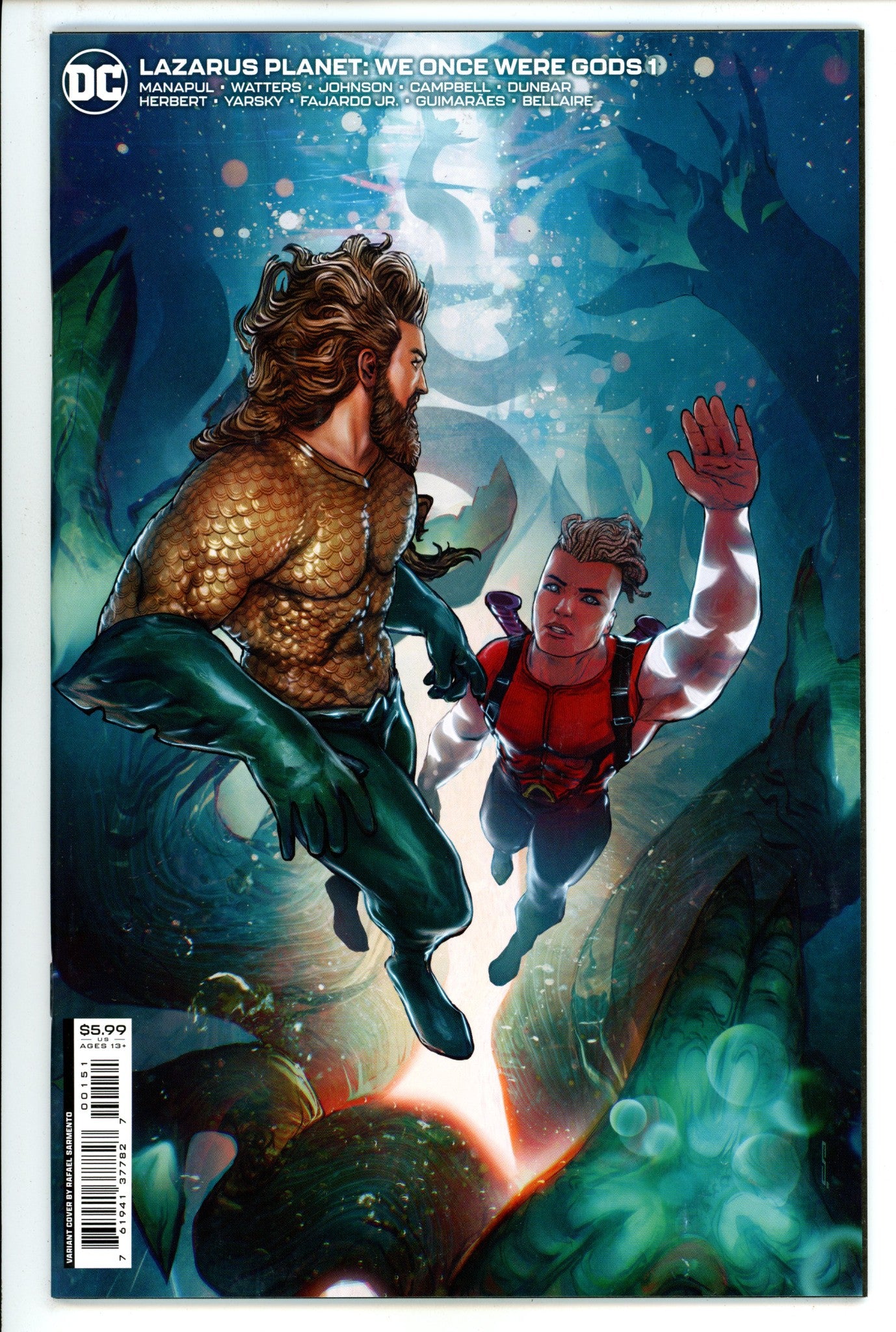 Lazarus Planet: We Once Were Gods 1 High Grade (2023) Sarmento Variant 