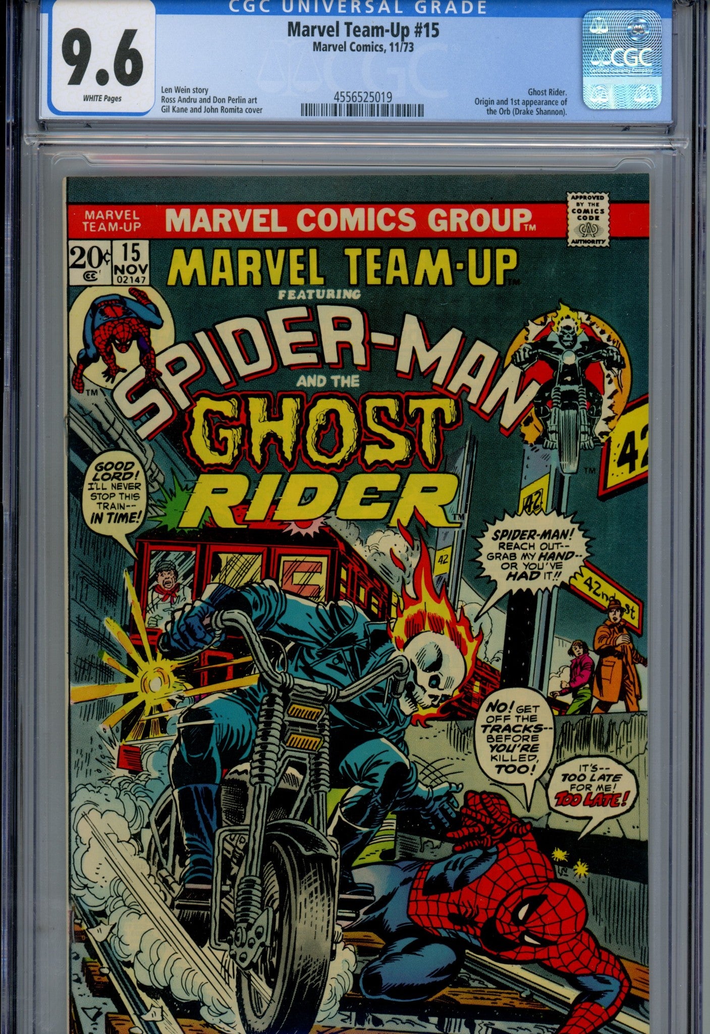 Marvel Team-Up Vol 1 15 CGC 9.6 (NM+) (1973) 