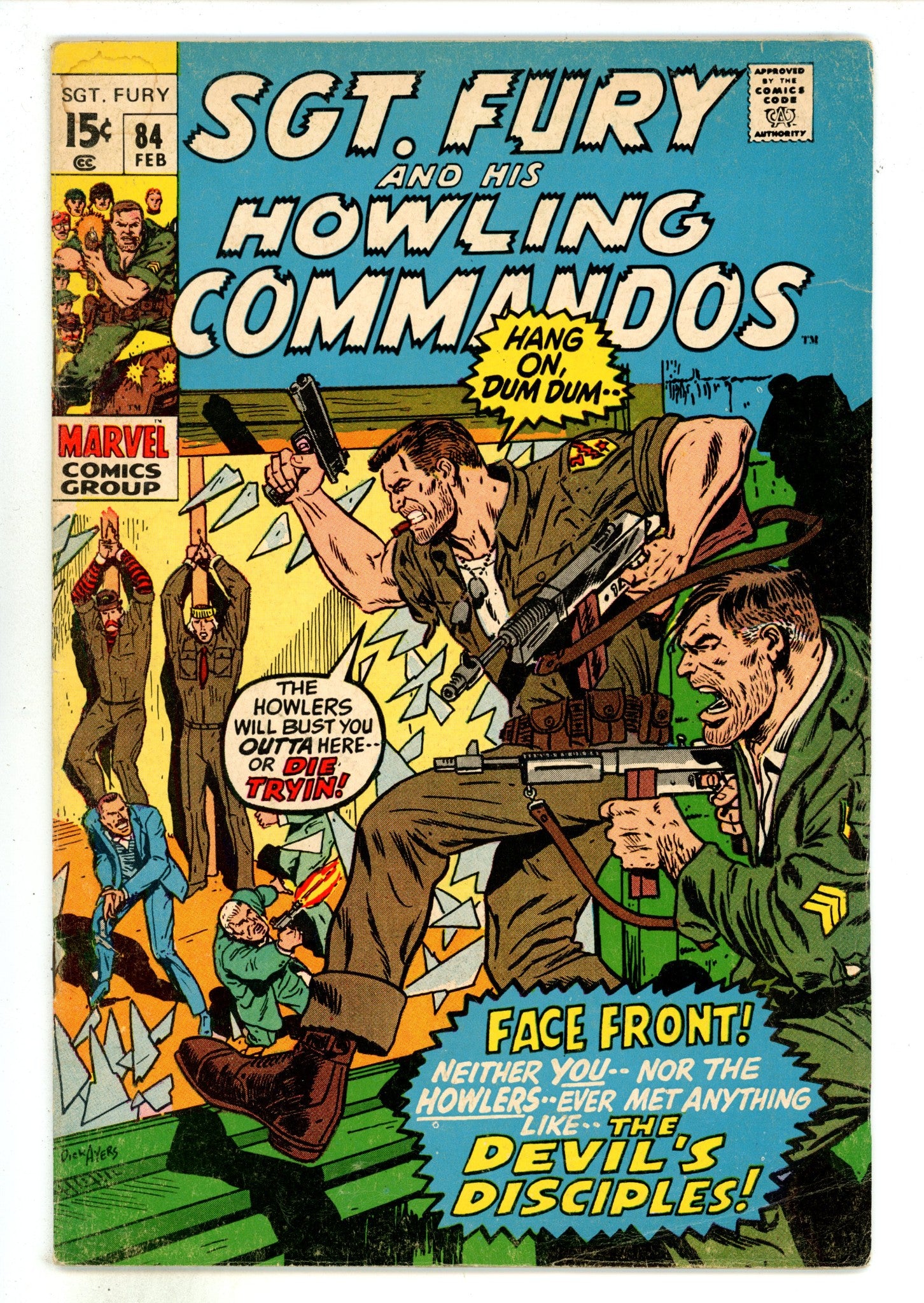 Sgt. Fury Vol 1 84 VG (4.0) (1971) 