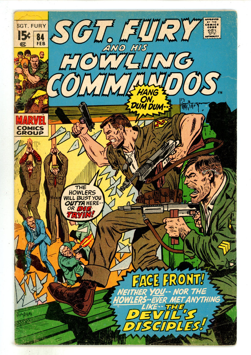 Sgt. Fury Vol 1 84 VG (4.0) (1971) 