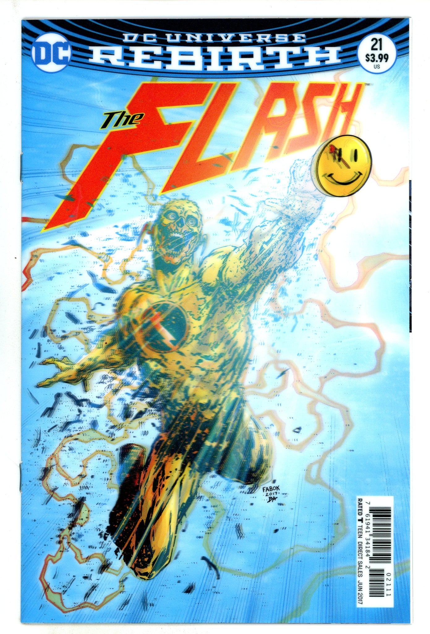 The Flash Vol 5 21 High Grade (2017) Lenticular 