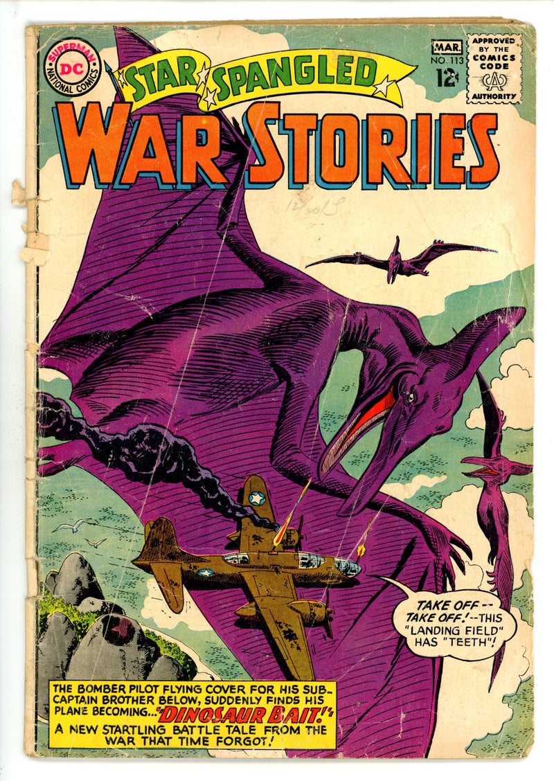 Star Spangled War Stories Vol 1 113 Cover Detached (1964) 