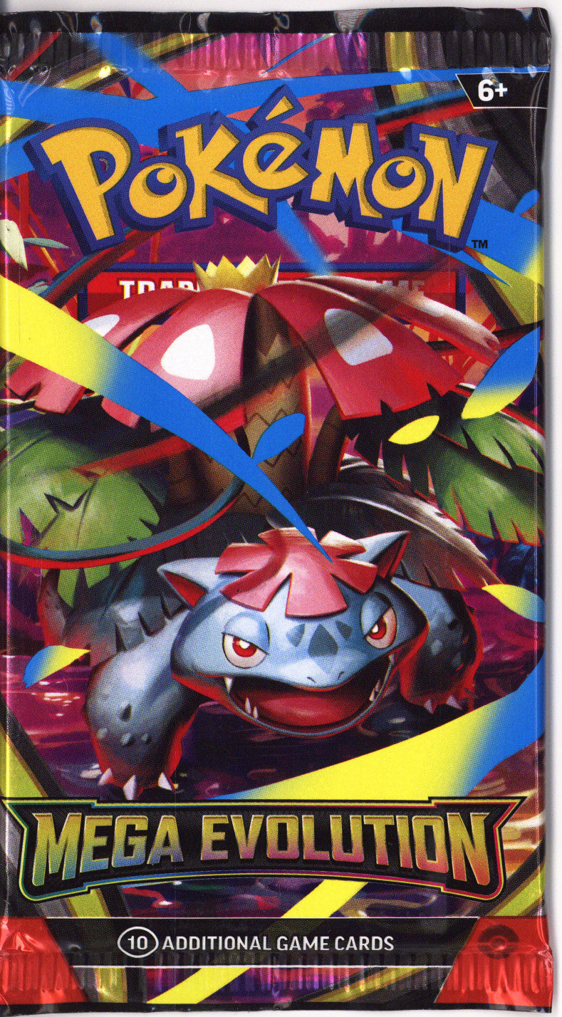 Pokemon Mega Evolutions Booster Pack 1 Single Pack Random Artwork, Sealed (2025)
