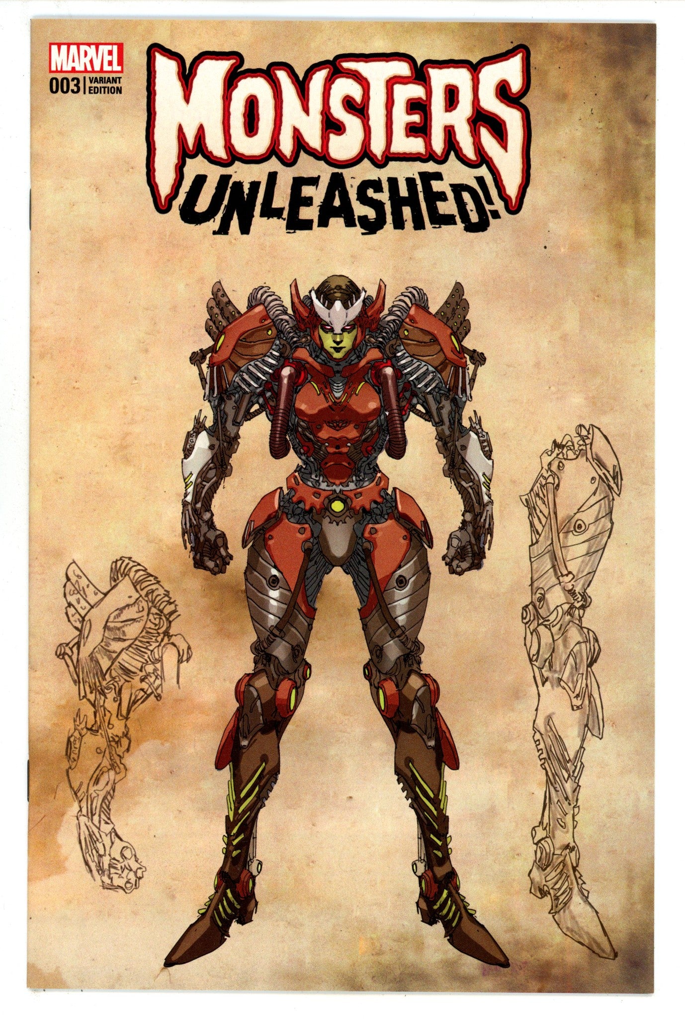 Monsters Unleashed Vol 2 3 High Grade (2017) Yu Variant 