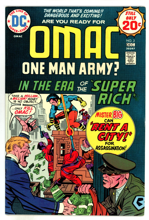 OMAC Vol 1 2 VF (8.0) (1974)