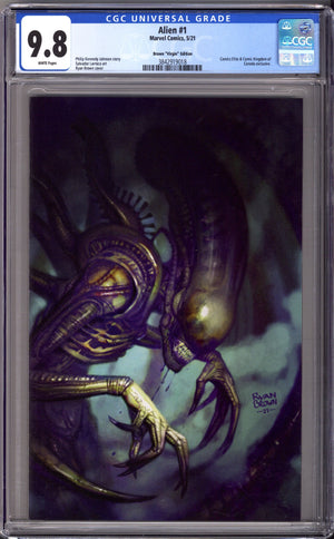 Alien Vol 1 1 CGC 9.8 (NM/M) (2021) Brown Virgin Exclusive Variant