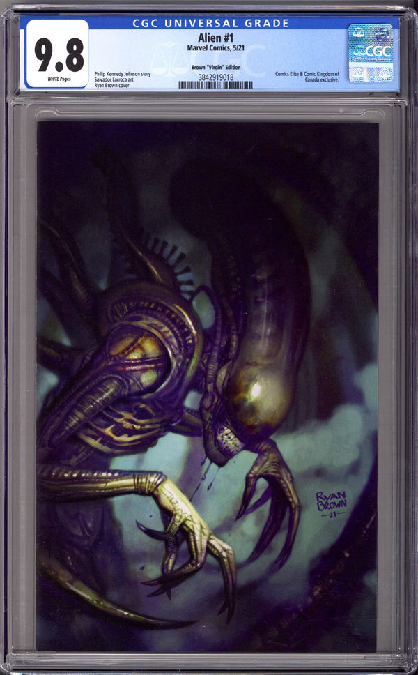 Alien Vol 1 1 CGC 9.8 (NM/M) (2021) Brown Virgin Exclusive Variant