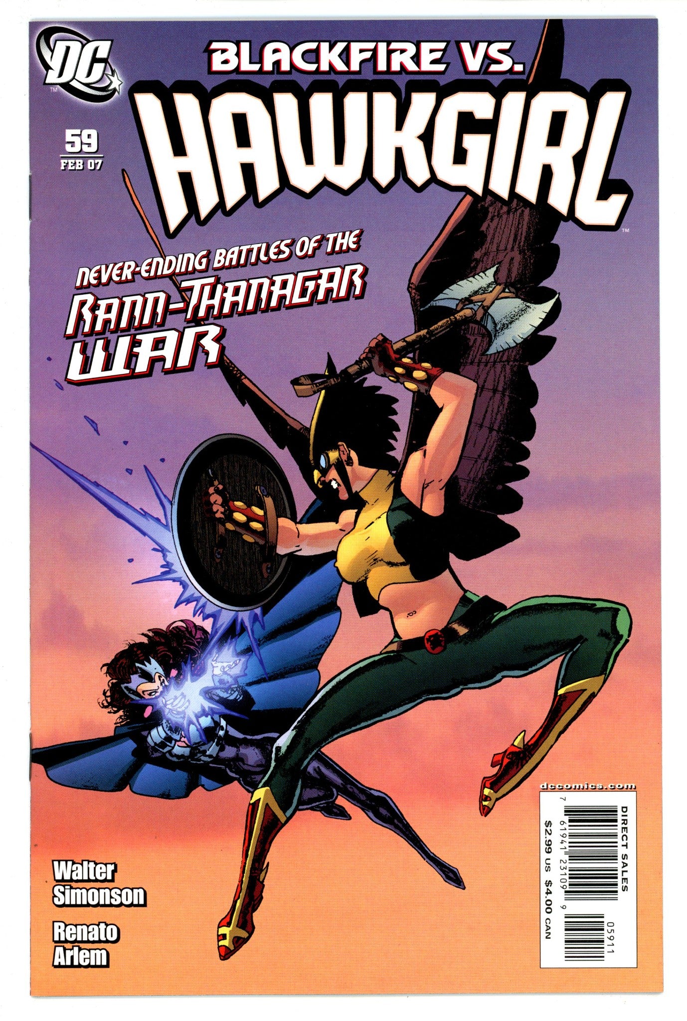 Hawkgirl Vol 1 59 High Grade (2007) 