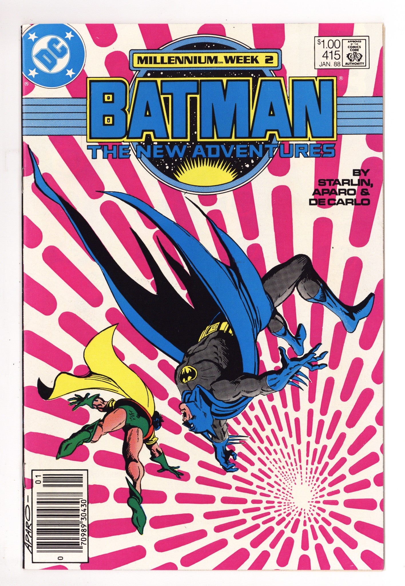 Batman Vol 1 415 VF+ (8.5) (1988) Canadian Price Variant 