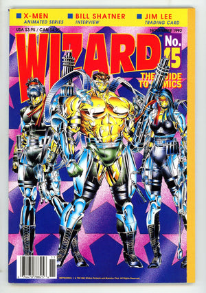 Wizard: The Comics Magazine 15 High Grade (1992) Newsstand