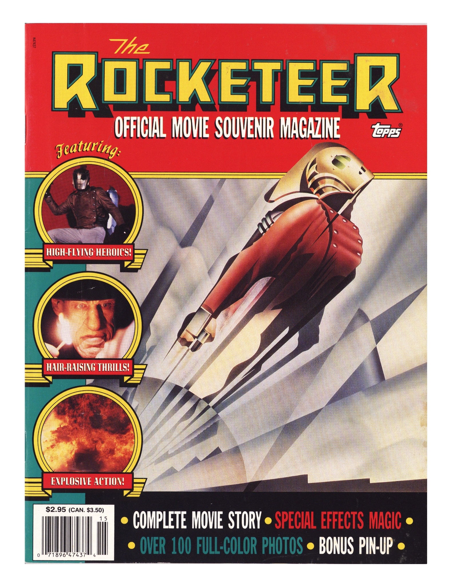 The Rocketeer Official Movie Souvenir Magazine [nn] Low Grade (1991) 
