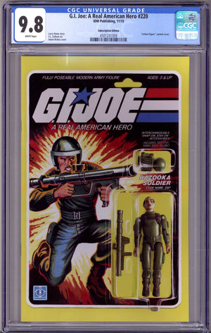 G.I. Joe: A Real American Hero 220 CGC 9.8 (NM/M) (2015) Riches Action Figure Variant