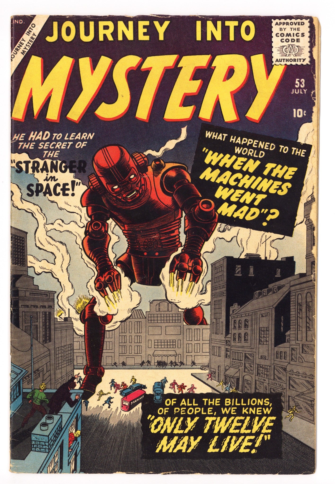 Journey into Mystery Vol 1 53 VG+ (4.5) (1959) 