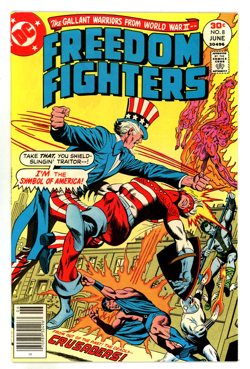 Freedom Fighters Vol 1 8 VF+ (8.5) (1977) 
