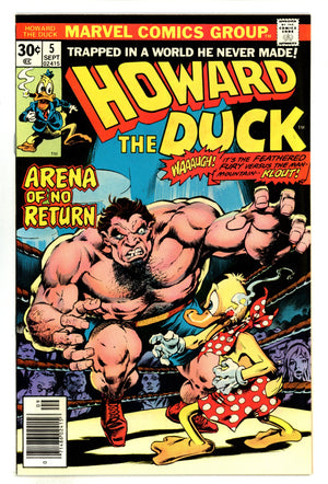 Howard the Duck Vol 1 5 NM- (9.2) (1976) 