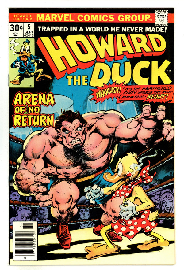 Howard the Duck Vol 1 5 NM- (9.2) (1976)