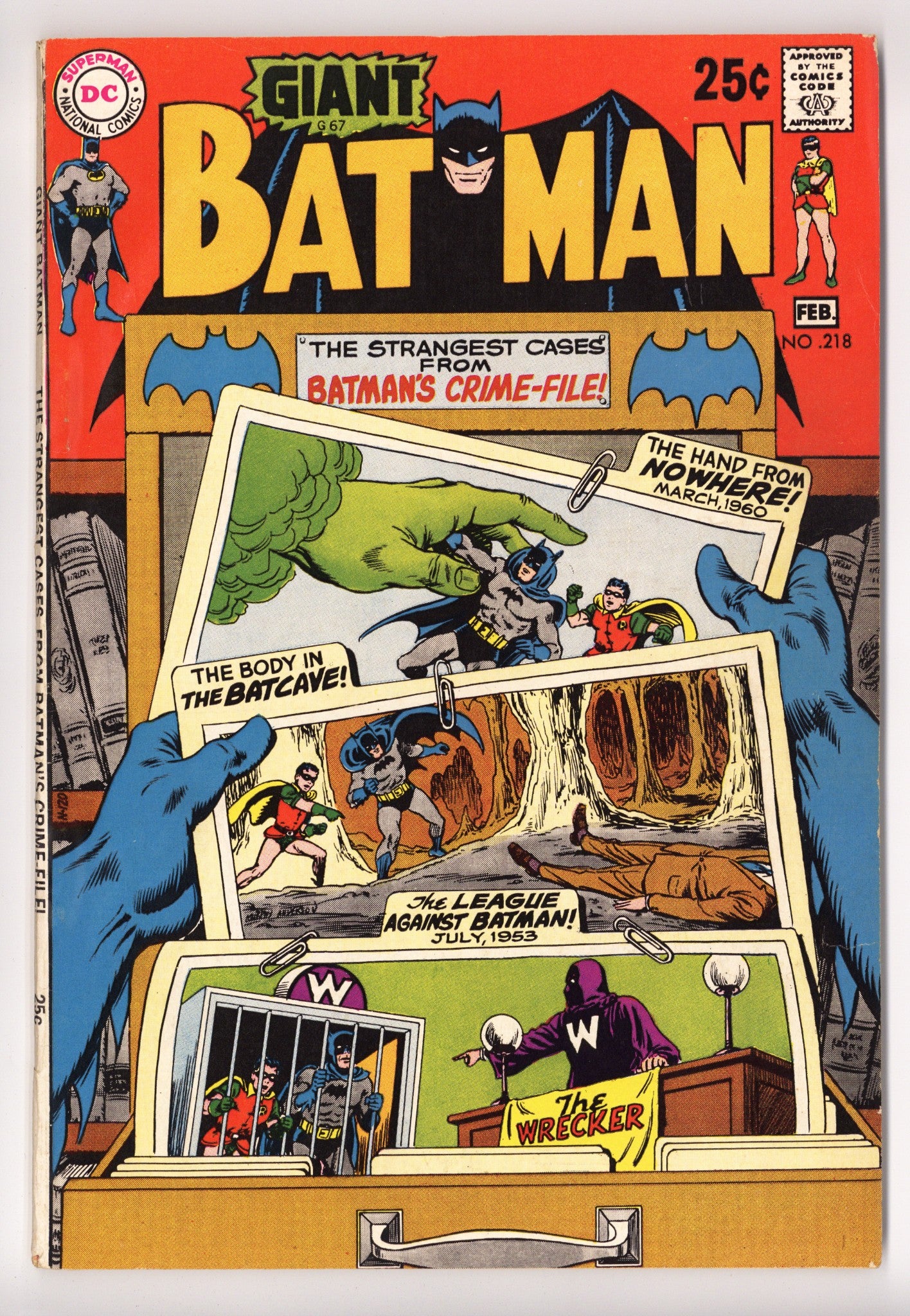 Batman Vol 1 218 FN (6.0) (1970) 