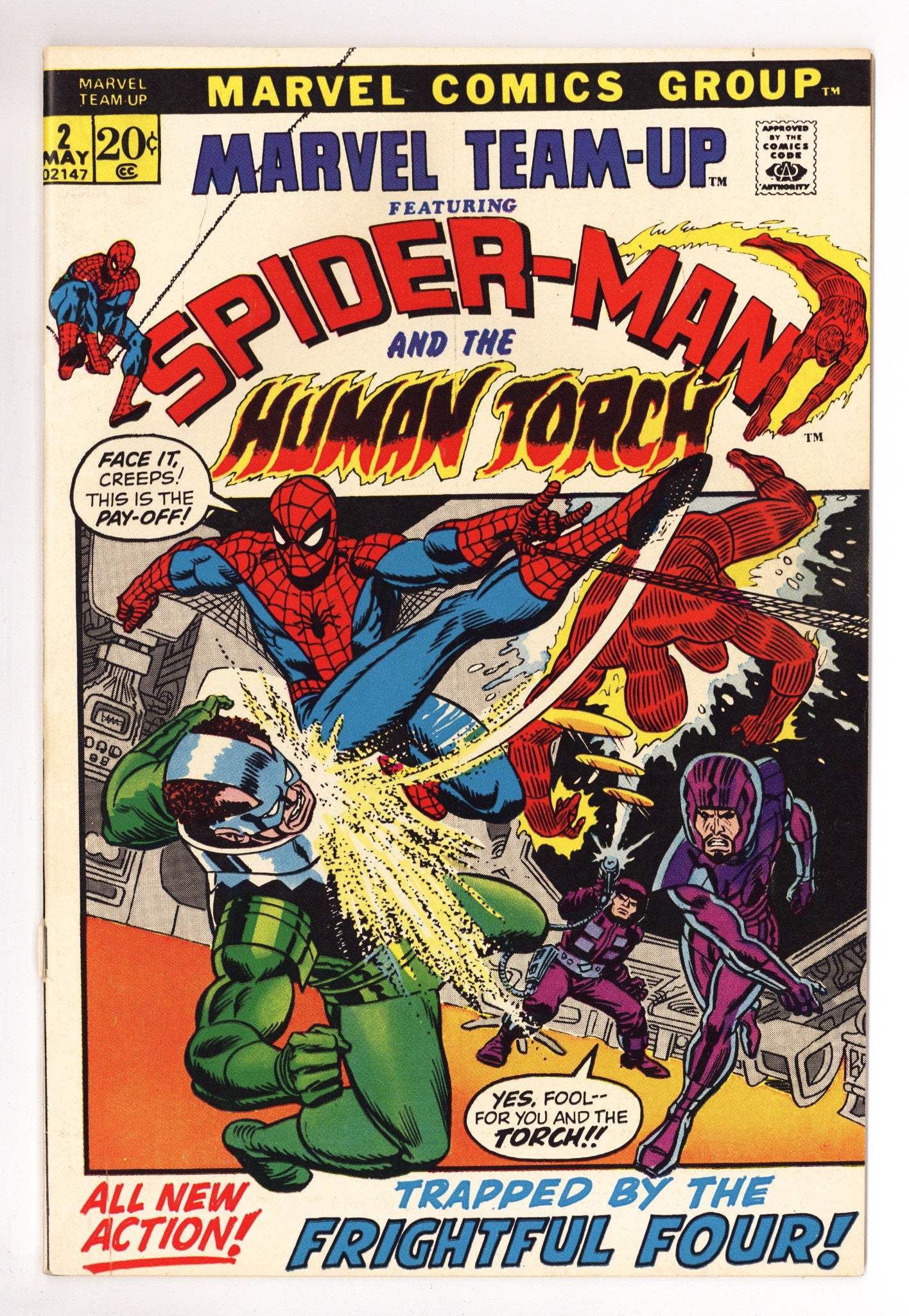 Marvel Team-Up Vol 1 2 VG+ (4.5) (1972) 