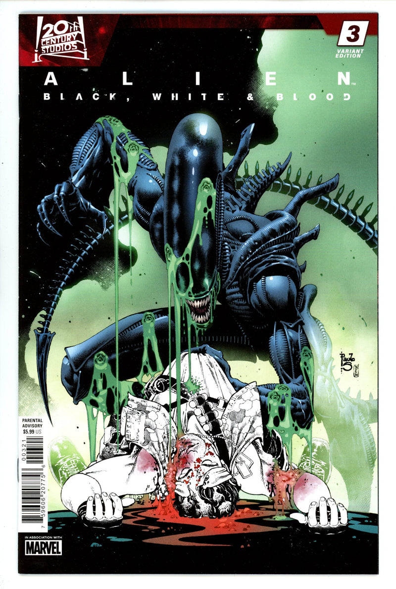 Alien Black White Blood 3 Siqueira Variant (2024)