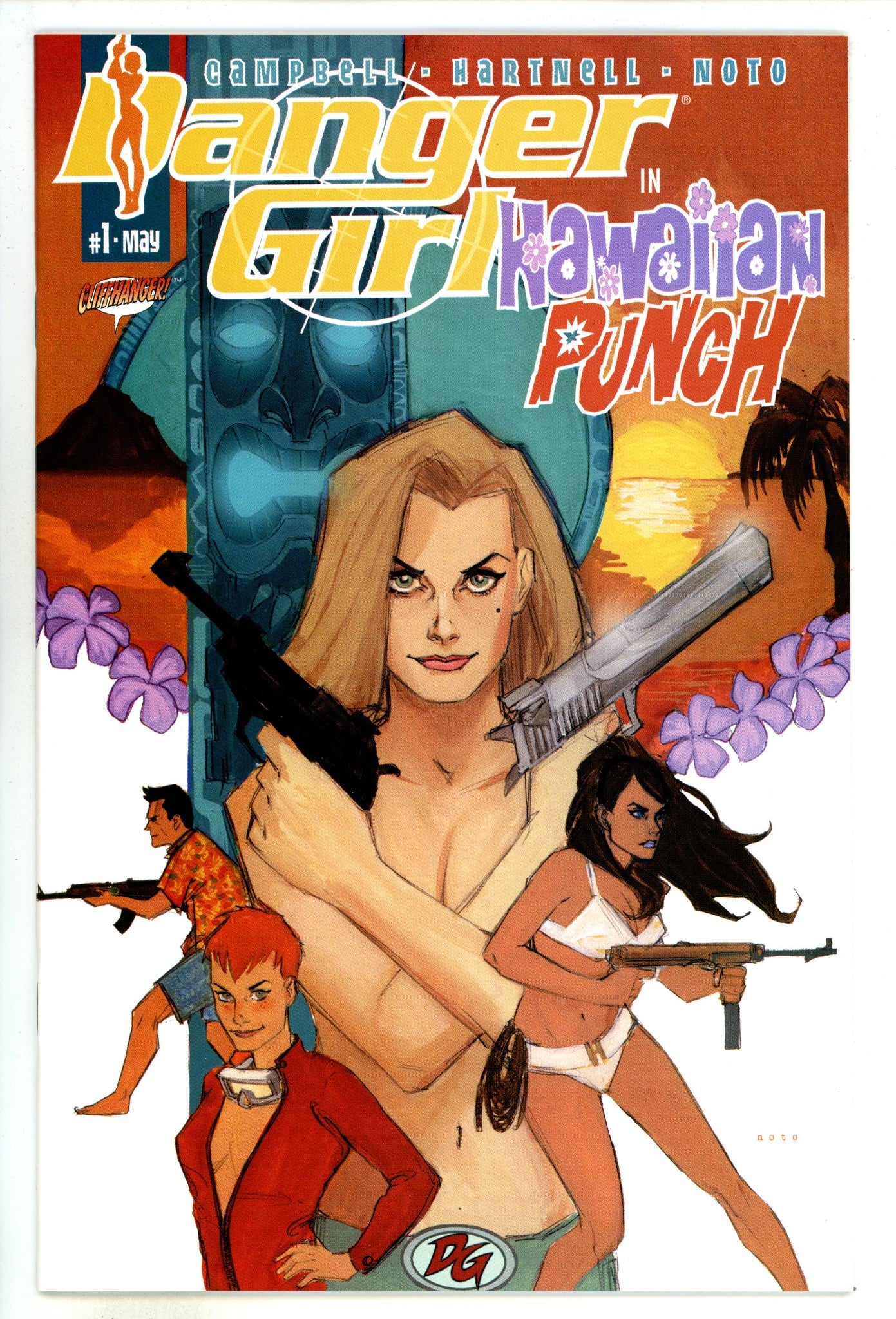 Danger Girl: Hawaiian Punch 1 High Grade (2003) Noto Variant 