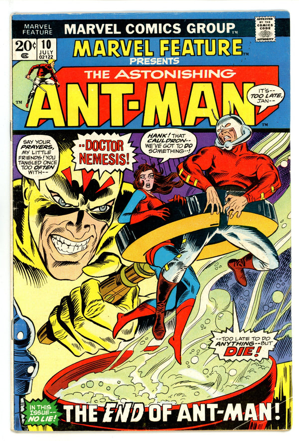 Marvel Feature Vol 1 10 FN- (5.5) (1973)