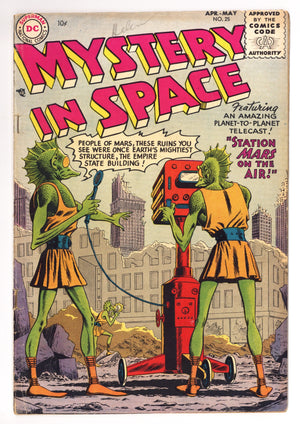 Mystery in Space Vol 1 25 VG (4.0) (1955)