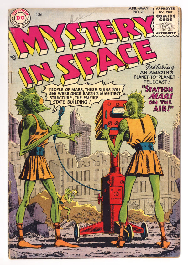 Mystery in Space Vol 1 25 VG (4.0) (1955)
