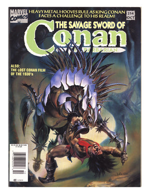 The Savage Sword of Conan Vol 1 214 Low Grade (1993) Newsstand