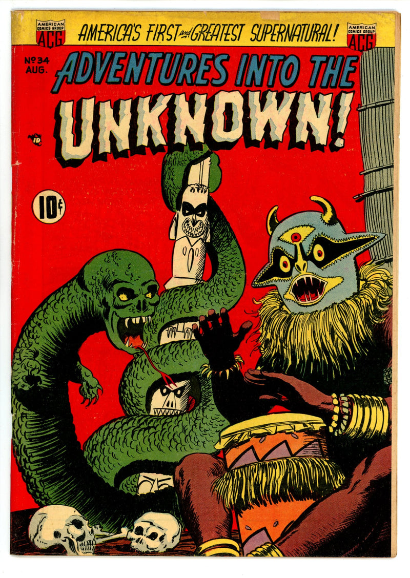 Adventures into the Unknown 34 FN (6.0) (1952) 