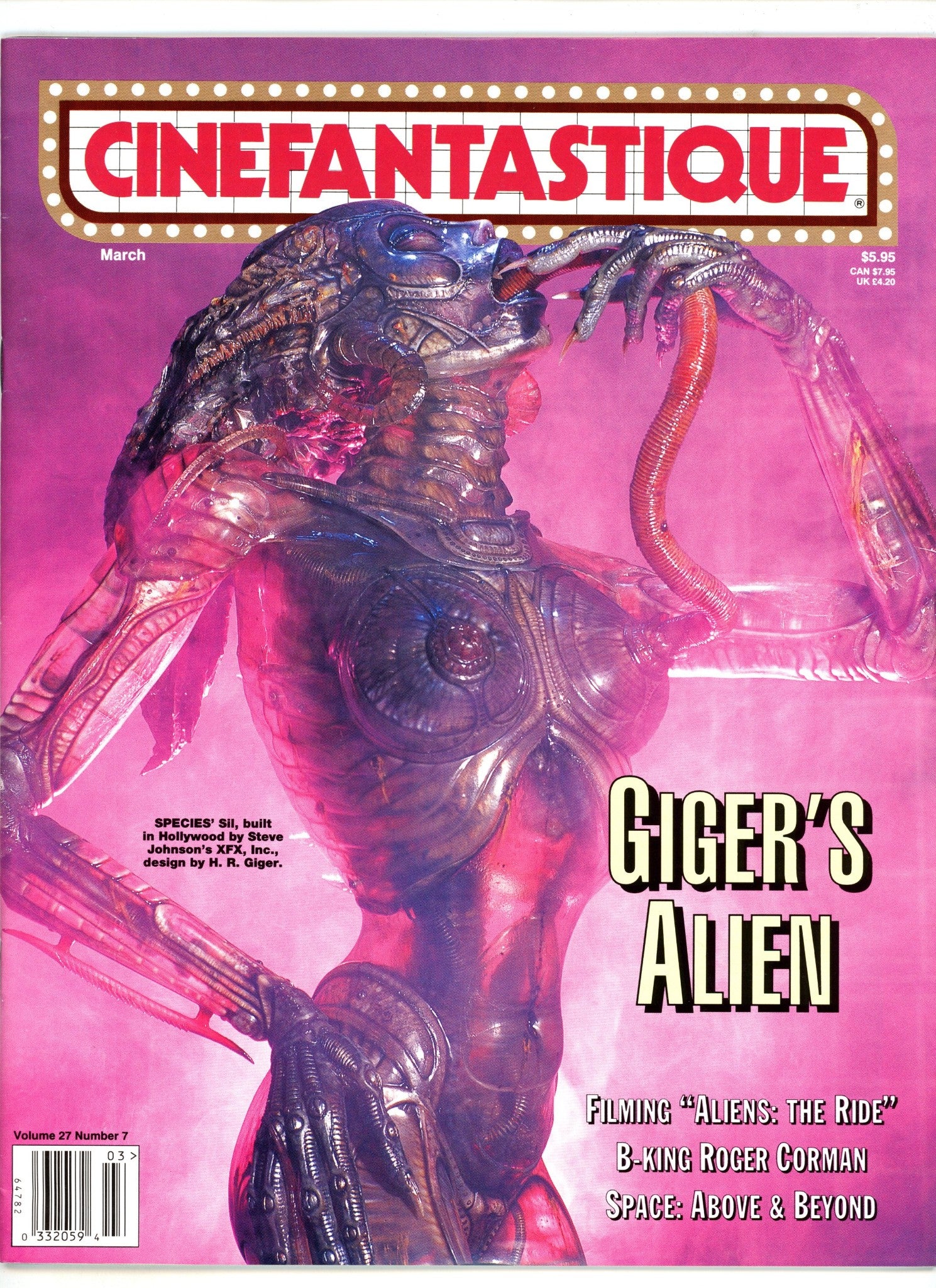 Cinefantastique Vol 27 7  Mid Grade  (1996)  