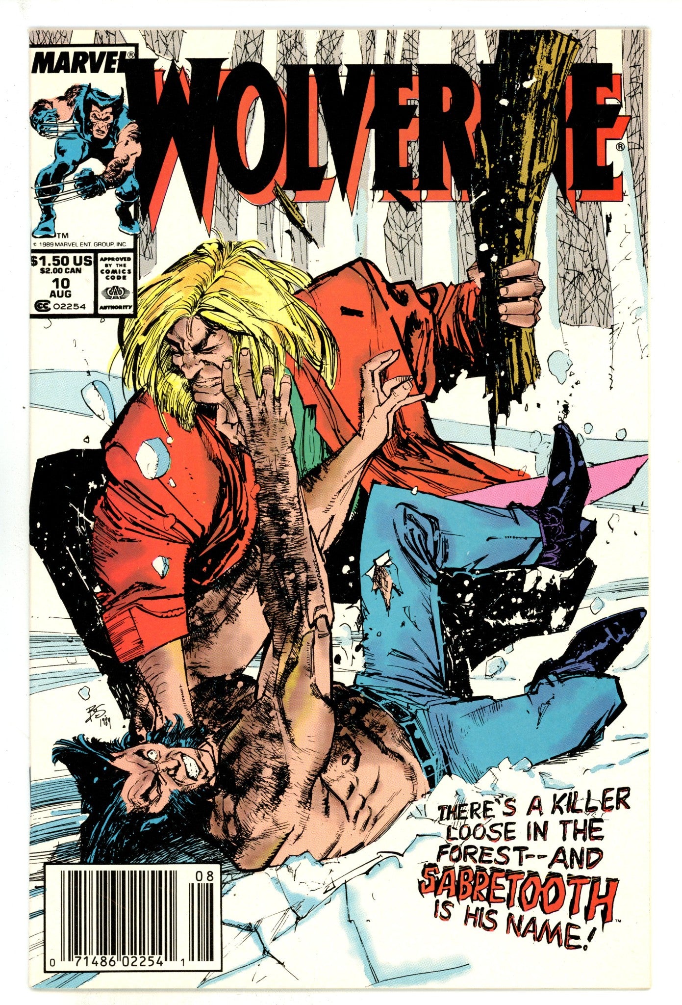 Wolverine Vol 2 10 VF/NM (9.0) (1989) Newsstand 