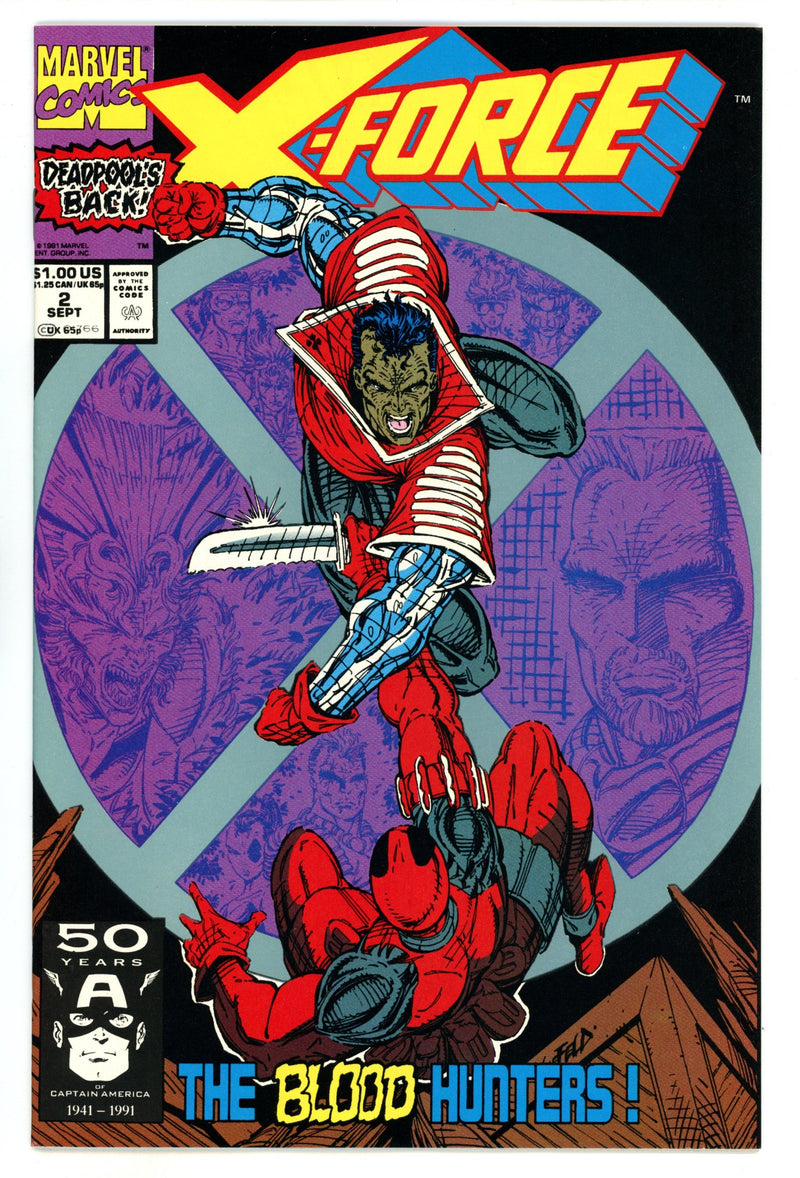 X-Force Vol 1 2 NM- (9.2) (1991) 