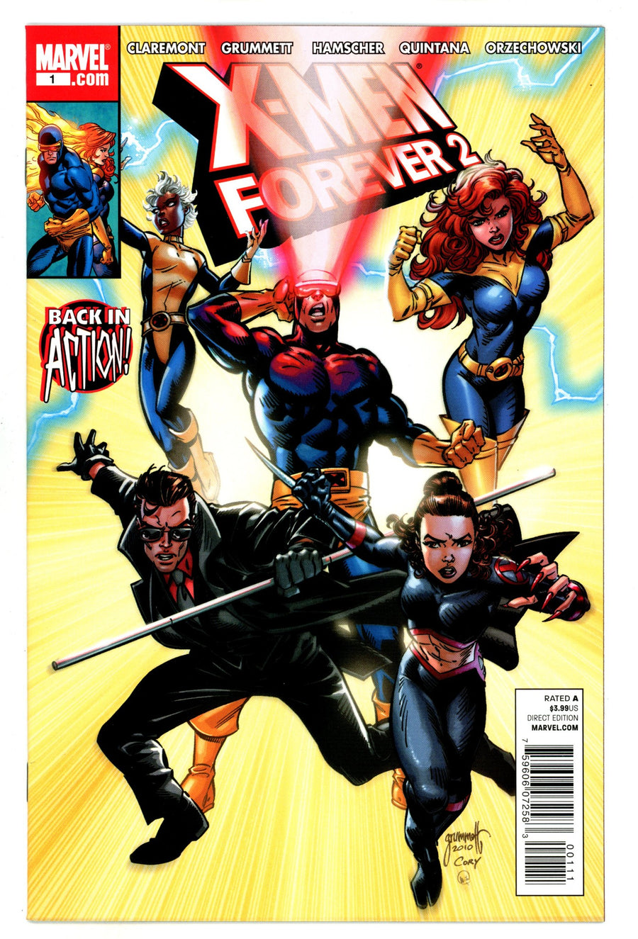 X-Men Forever 2  1  High Grade  (2010)  
