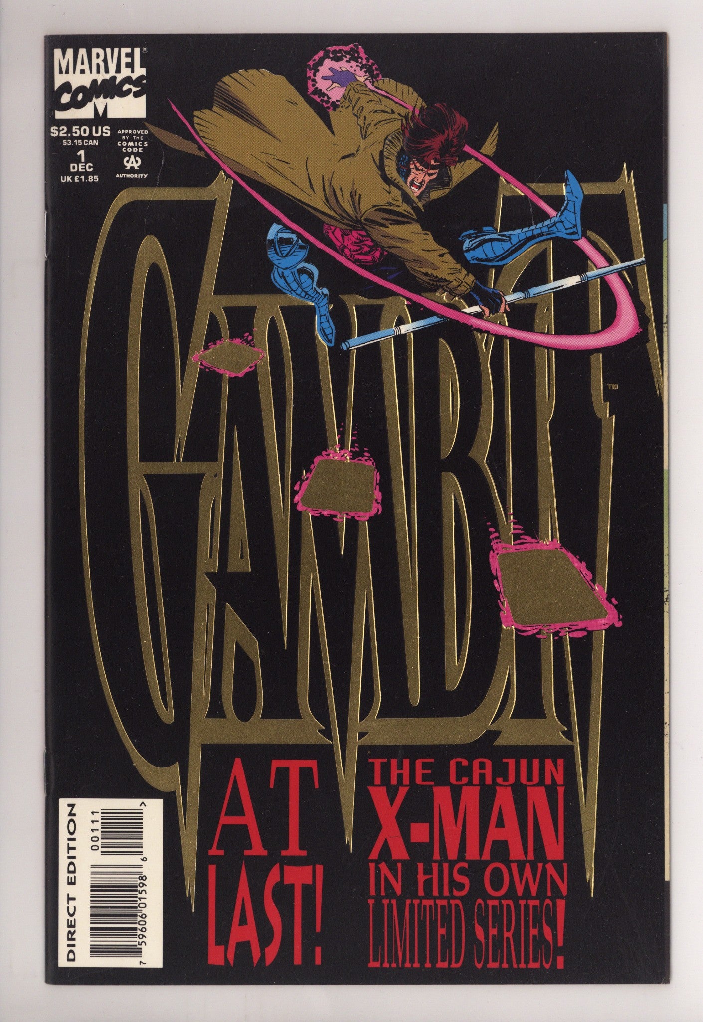 Gambit Vol 1 1 Mid Grade (1993) 