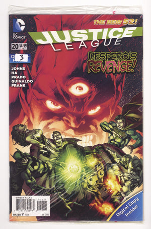 Justice League Vol 1 20 High Grade (2013) Combo-Pack Variant