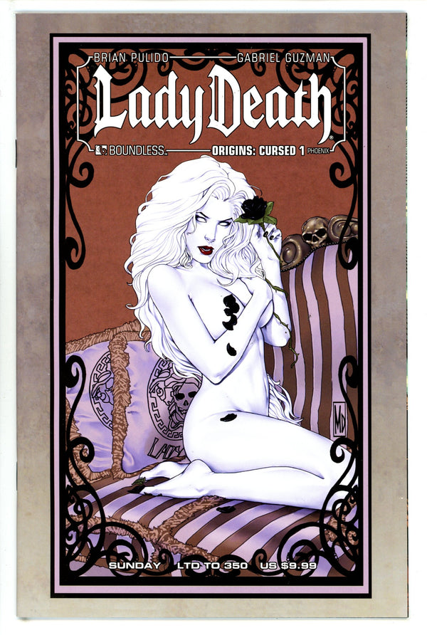 Lady Death: Origins - Cursed 1 Dipascale Variant NM (2012)