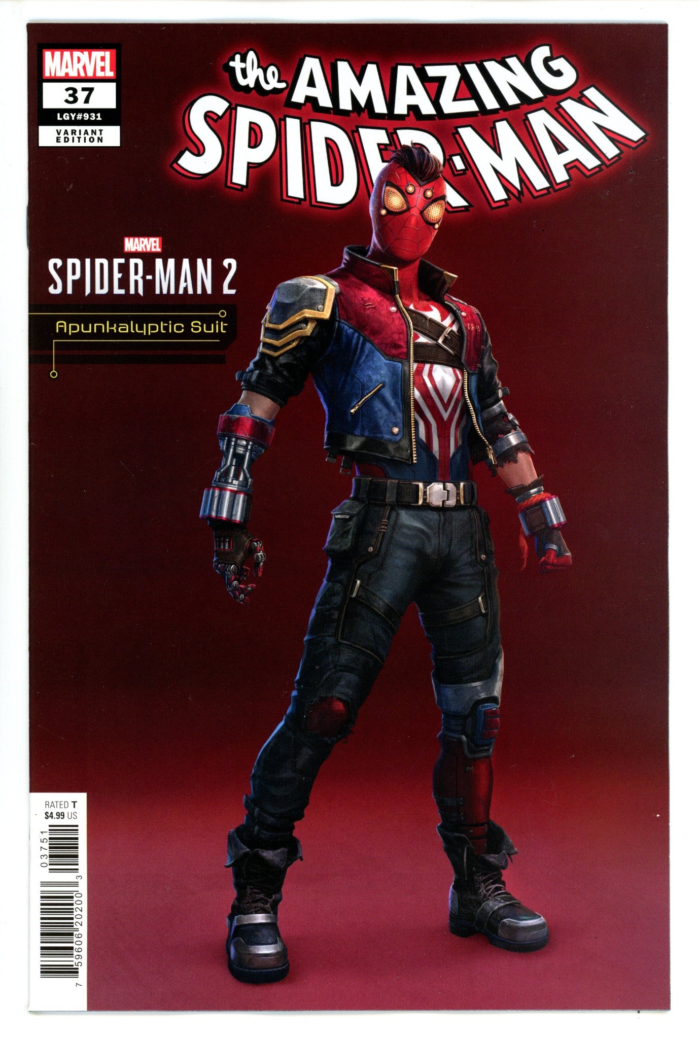 Amazing Spider-Man Vol 6 37 Apocalyptic Suit Video Game Variant (2023)